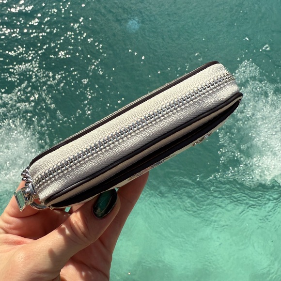 Coach Cosmic Rocket Zip Card Case With Chain - Picture 2 of 6